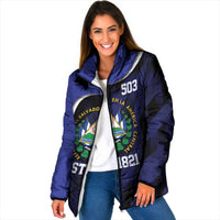 El Salvador Independence Day Padded Jacket Since 1821 September 15 - Wonder Print Shop
