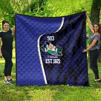 El Salvador Independence Day Quilt Since 1821 September 15 - Wonder Print Shop