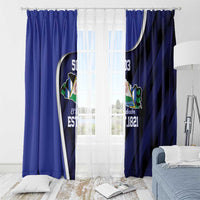 El Salvador Independence Day Window Curtain Since 1821 September 15 - Wonder Print Shop