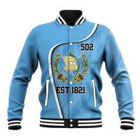 Guatemala Independence Day Baseball Jacket Since 1821 September 15 - Wonder Print Shop