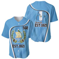 Guatemala Independence Day Baseball Jersey Since 1821 September 15 - Wonder Print Shop