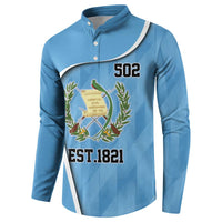 Guatemala Independence Day Button Sweatshirt Since 1821 September 15 - Wonder Print Shop