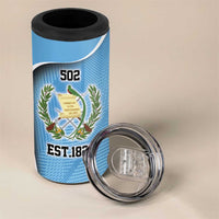 Guatemala Independence Day 4 in 1 Can Cooler Tumbler Since 1821 September 15 - Wonder Print Shop