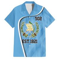 Guatemala Independence Day Family Matching Off Shoulder Maxi Dress and Hawaiian Shirt Since 1821 September 15 - Wonder Print Shop