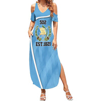 Guatemala Independence Day Family Matching Summer Maxi Dress and Hawaiian Shirt Since 1821 September 15 - Wonder Print Shop