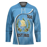 Guatemala Independence Day Hockey Jersey Since 1821 September 15 - Wonder Print Shop