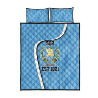 Guatemala Independence Day Quilt Bed Set Since 1821 September 15 - Wonder Print Shop