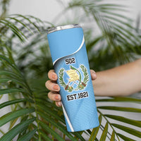 Guatemala Independence Day Skinny Tumbler Since 1821 September 15 - Wonder Print Shop