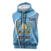 Guatemala Independence Day Sleeveless Zip Hoodie Since 1821 September 15 - Wonder Print Shop