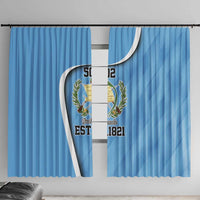 Guatemala Independence Day Window Curtain Since 1821 September 15 - Wonder Print Shop