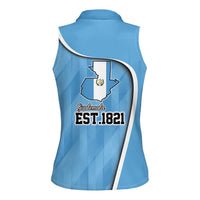 Guatemala Independence Day Women Sleeveless Polo Shirt Since 1821 September 15 - Wonder Print Shop
