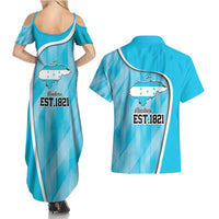 Honduras Independence Day Couples Matching Summer Maxi Dress and Hawaiian Shirt Since 1821 September 15 - Wonder Print Shop