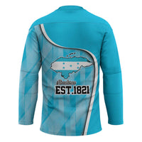Honduras Independence Day Hockey Jersey Since 1821 September 15 - Wonder Print Shop