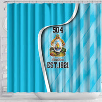 Honduras Independence Day Shower Curtain Since 1821 September 15 - Wonder Print Shop