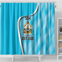 Honduras Independence Day Shower Curtain Since 1821 September 15 - Wonder Print Shop