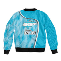 Honduras Independence Day Sleeve Zip Bomber Jacket Since 1821 September 15 - Wonder Print Shop