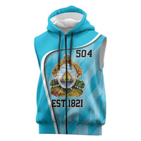 Honduras Independence Day Sleeveless Zip Hoodie Since 1821 September 15 - Wonder Print Shop