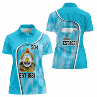 Honduras Independence Day Women Polo Shirt Since 1821 September 15 - Wonder Print Shop