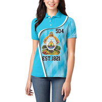 Honduras Independence Day Women Polo Shirt Since 1821 September 15 - Wonder Print Shop