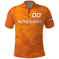 Custom Netherlands Soccer Polo Shirt Nederlands Vrouwenvoetbalelftal Go World Cup 2023 - Wonder Print Shop