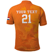 Custom Netherlands Soccer Polo Shirt Nederlands Vrouwenvoetbalelftal Go World Cup 2023 - Wonder Print Shop