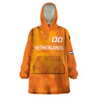 Custom Netherlands Soccer Wearable Blanket Hoodie Nederlands Vrouwenvoetbalelftal Go World Cup 2023 - Wonder Print Shop