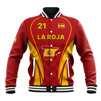 Custom Spain Soccer Baseball Jacket Go World Cup 2023 Sporty Style LT9 - Wonder Print Shop