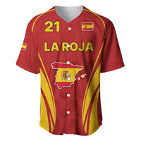 Custom Spain Soccer Baseball Jersey Go World Cup 2023 Sporty Style LT9 - Wonder Print Shop