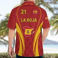 Custom Spain Soccer Hawaiian Shirt Go World Cup 2023 Sporty Style - Wonder Print Shop