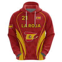 Custom Spain Soccer Hoodie Go World Cup 2023 Sporty Style - Wonder Print Shop