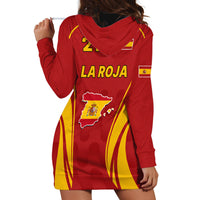 Custom Spain Soccer Hoodie Dress Go World Cup 2023 Sporty Style - Wonder Print Shop