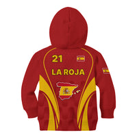 Custom Spain Soccer Kid Hoodie Go World Cup 2023 Sporty Style - Wonder Print Shop