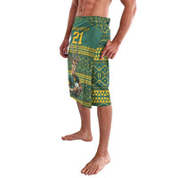 Custom South Africa Rugby Bokke Mascot Lavalava With Flag Style - Wonder Print Shop