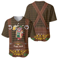 Frank & Stein Oktoberfest Baseball Jersey Beer Festival German Bavarian - Wonder Print Shop