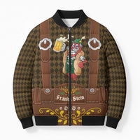 Frank & Stein Oktoberfest Bomber Puffer Jacket Beer Festival German Bavarian - Wonder Print Shop