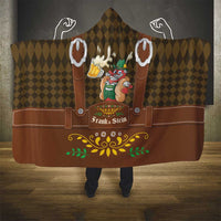 Frank & Stein Oktoberfest Hooded Blanket Beer Festival German Bavarian - Wonder Print Shop