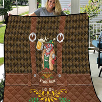 Frank & Stein Oktoberfest Quilt Beer Festival German Bavarian - Wonder Print Shop