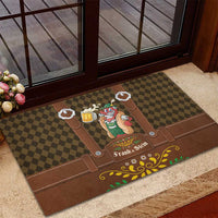 Frank & Stein Oktoberfest Rubber Doormat Beer Festival German Bavarian - Wonder Print Shop