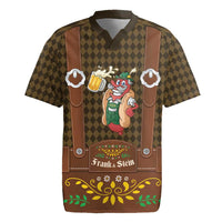 Frank & Stein Oktoberfest Rugby Jersey Beer Festival German Bavarian - Wonder Print Shop