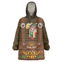 Frank & Stein Oktoberfest Wearable Blanket Hoodie Beer Festival German Bavarian - Wonder Print Shop