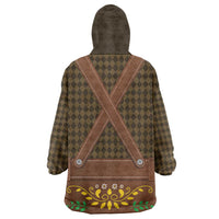 Frank & Stein Oktoberfest Wearable Blanket Hoodie Beer Festival German Bavarian - Wonder Print Shop