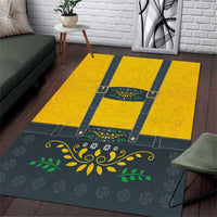 Lederhosen Oktoberfest Area Rug Bavarian Beer Time - Wonder Print Shop