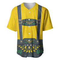 Lederhosen Oktoberfest Baseball Jersey Bavarian Beer Time - Wonder Print Shop