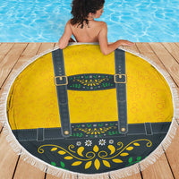 Lederhosen Oktoberfest Beach Blanket Bavarian Beer Time - Wonder Print Shop