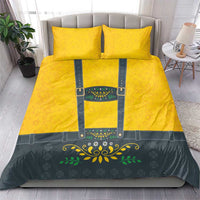 Lederhosen Oktoberfest Bedding Set Bavarian Beer Time - Wonder Print Shop