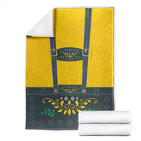 Lederhosen Oktoberfest Blanket Bavarian Beer Time - Wonder Print Shop