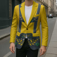 Lederhosen Oktoberfest Blazer Bavarian Beer Time - Wonder Print Shop