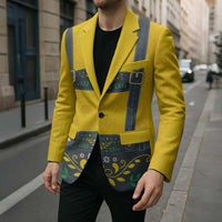 Lederhosen Oktoberfest Blazer Bavarian Beer Time - Wonder Print Shop