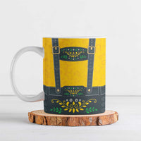 Lederhosen Oktoberfest Ceramic Mug Bavarian Beer Time - Wonder Print Shop