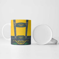 Lederhosen Oktoberfest Ceramic Mug Bavarian Beer Time - Wonder Print Shop